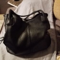 New Black Leather Tote Bag