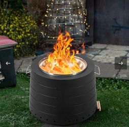 19.5 in Smokeless Patio Fire Pit