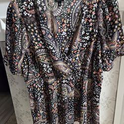 Fall Colored Peasent Blouse 