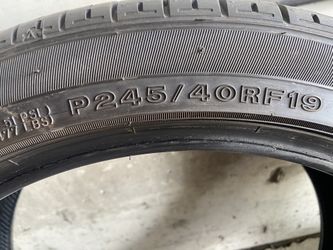 4 Tires Dunlop SP Sport 5000 P245/40RF19