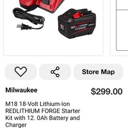 M18 18-Volt Lithium-Ion Starter Kit with Battery and Charger