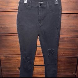 Fashion Nova | Black Distressed Jeans
