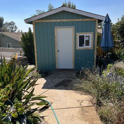 Shed, Retaining Wall , Concrete ,fence 