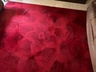 Cabbage Rose Pier One wool Rug