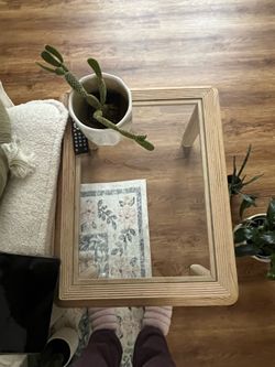 Coffee table and two end tables