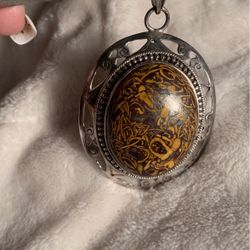 Huge Vintage Jasper Pendant 