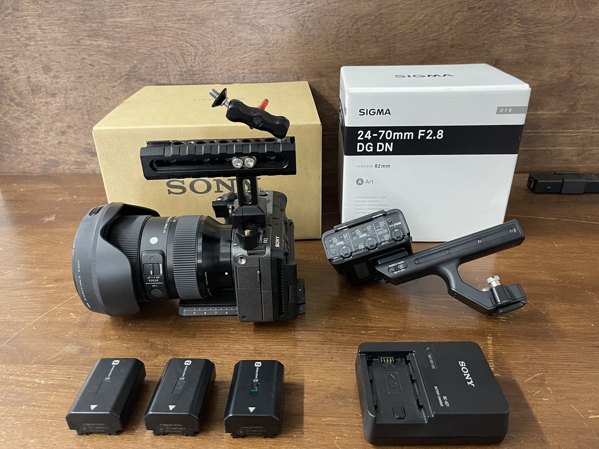 Sony Fx3 With Sigma Art 24-70 2.8 Used Once