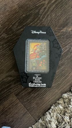 Disneyland Nightmare Before Christmas Deck Of Card