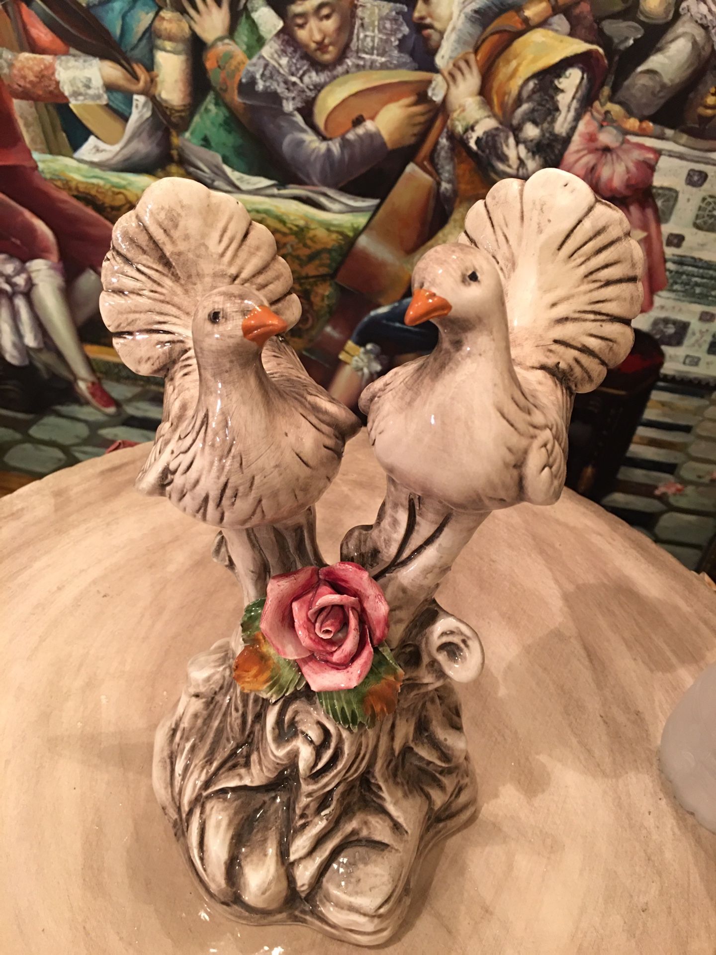 Italian Capodimonte porcelain birds figures Italy Check my other items