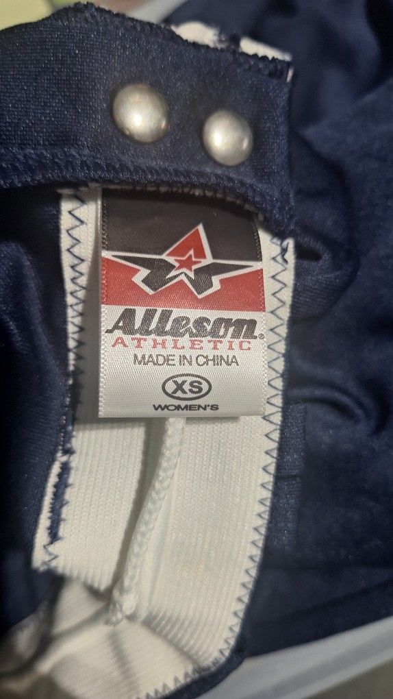 (BB  - 41)  ALLESON WOMEN'S SOFTBALL PANT BLUE SIZE X-SMALL 