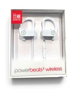Beats Powerbeats3 Wireless Earphones- White New