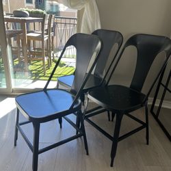 Pottery Barn Maxx Metal Dinning Chairs