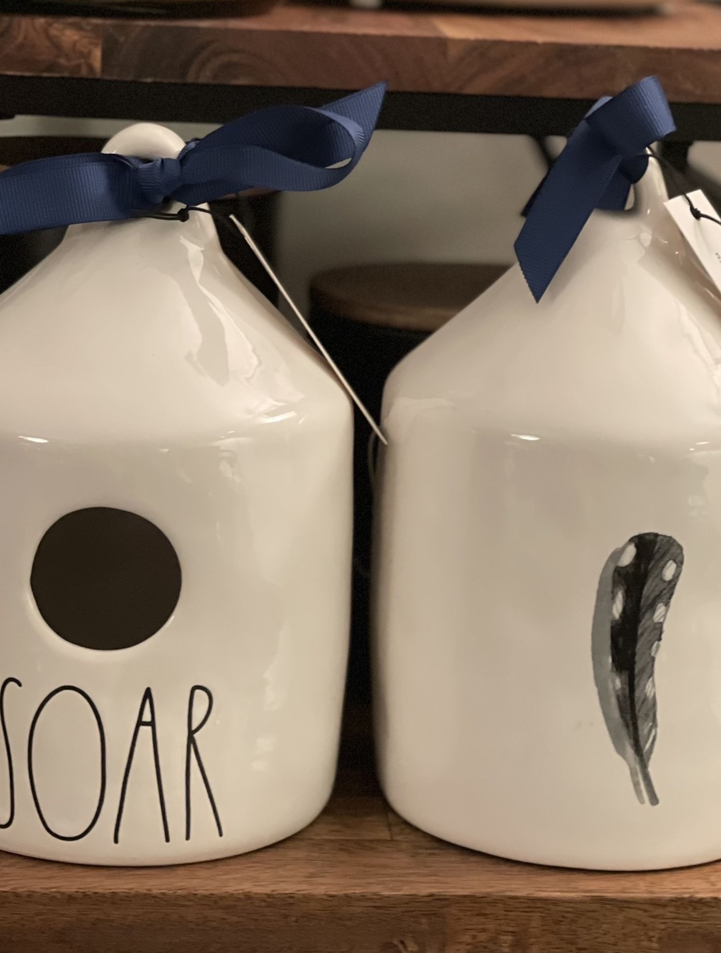 Raé Dunn SOAR double sided Birdhouse