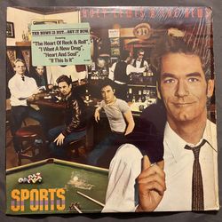1983 Huey Lewis & The News Sports ORIG SEALED WITH HYPE STICKER by Chrysalis Records Vintage Vinyl Record