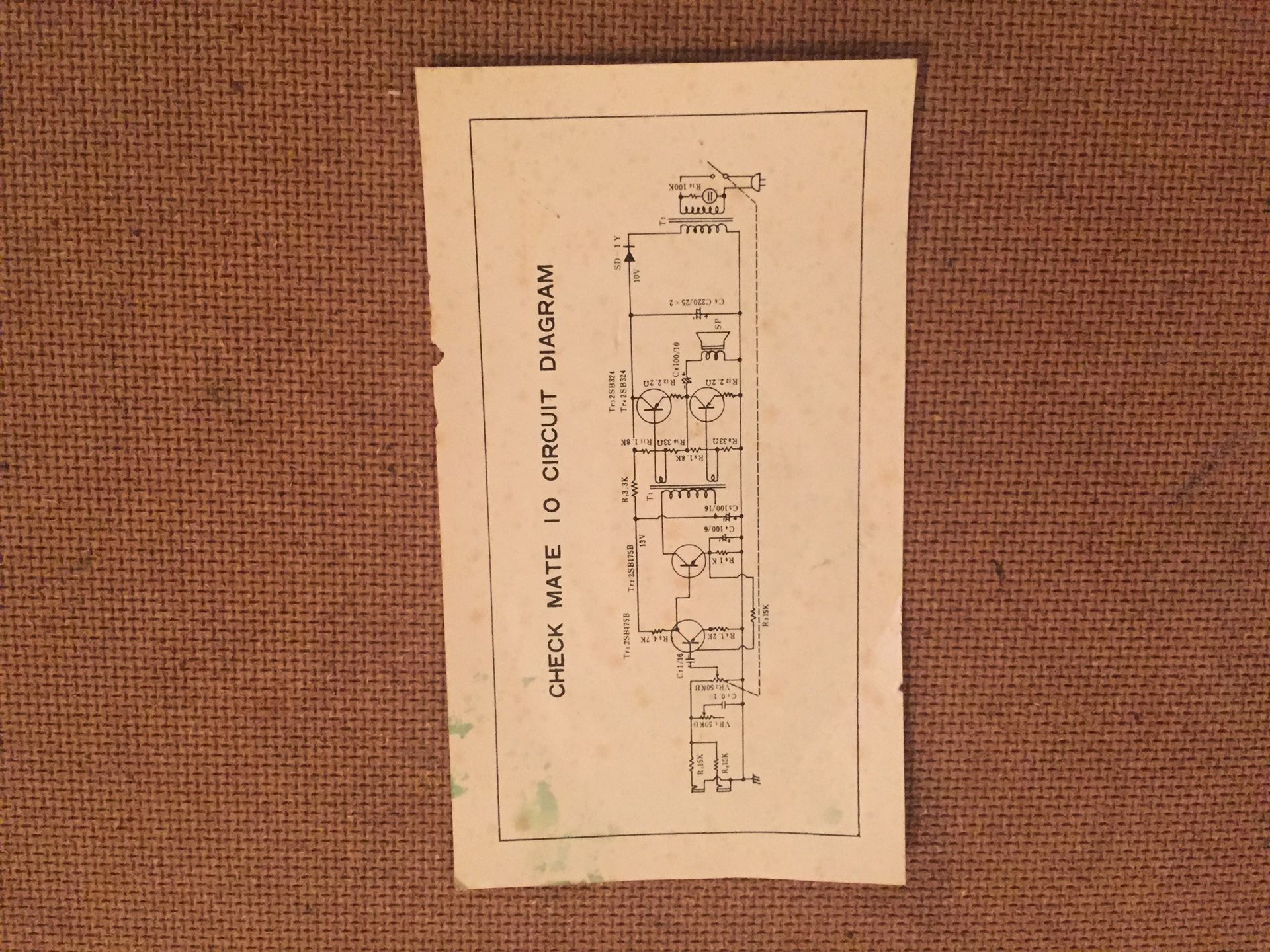 Teisco CM-10 amplifier and electric guitar (please read)
