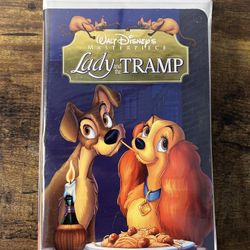 🎥 Lady and the Tramp – Walt Disney Masterpiece VHS 📼🐶