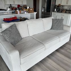 Like new/ mint condition sofa with warranty