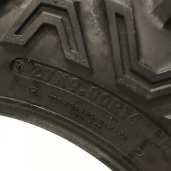 27X9x14 tire
