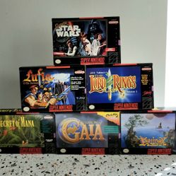 SNES Super Nintendo Boxes NO GAMES