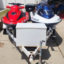 2 Seadoos with Trailer
