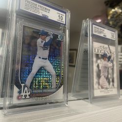 Dodgers Graded Collectible Cards 