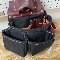 OCCIDENTAL B8018DB OXYLIGHTS 3 POUCH TOOL BAG - BLACK