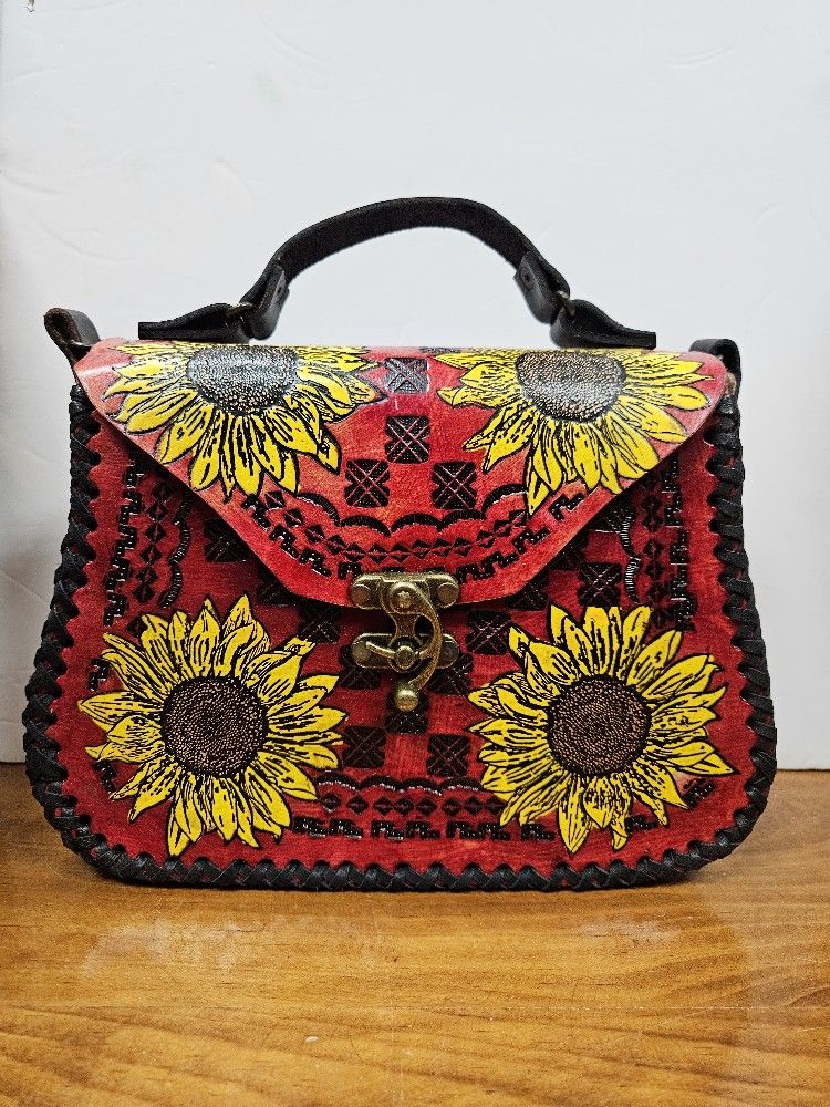 💥 Leather 🌻 Purse Handmade 💥