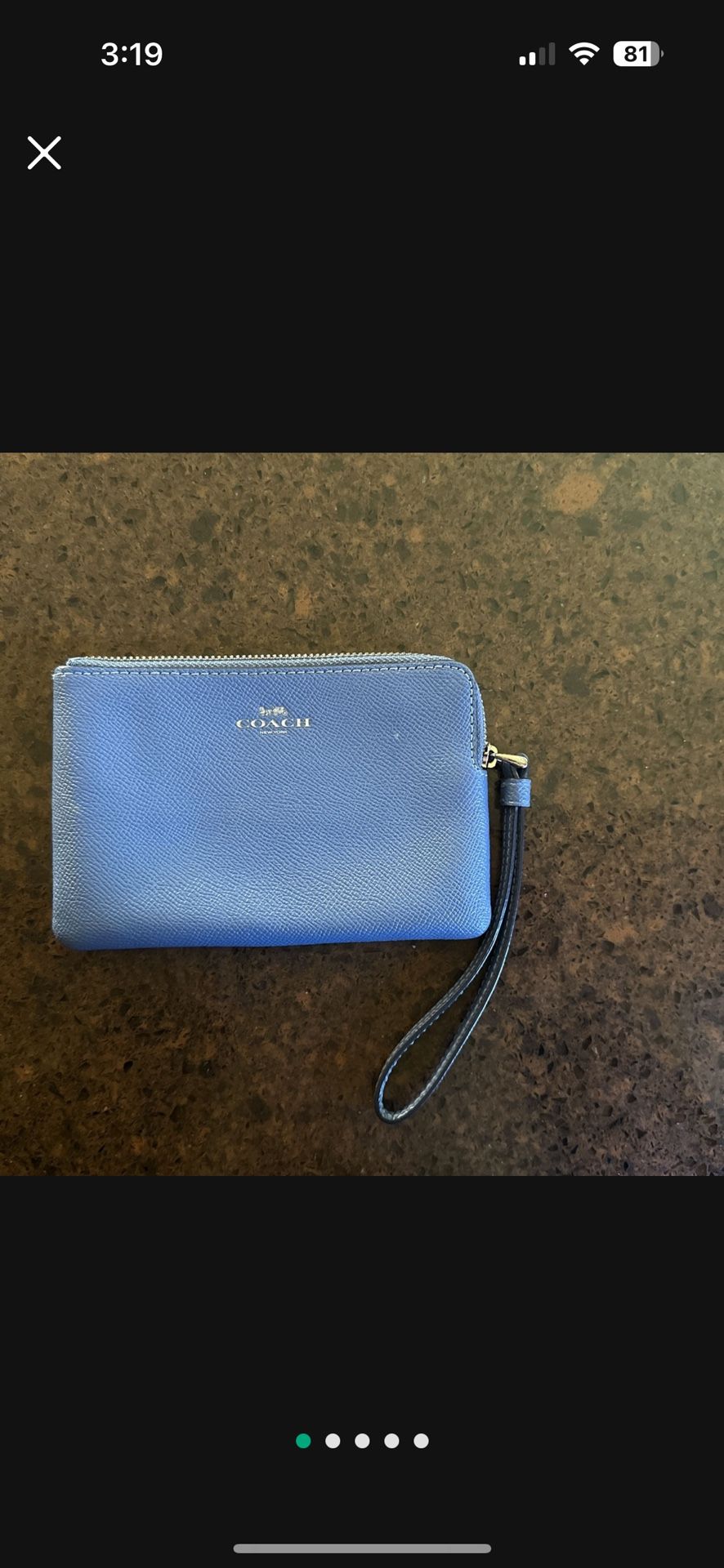 Coach Wristlet