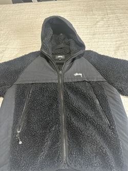 Stussy Sherpa Panel Hooded Jacket