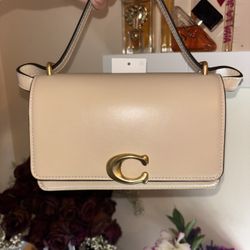 Beige/Off white Coach Bag
