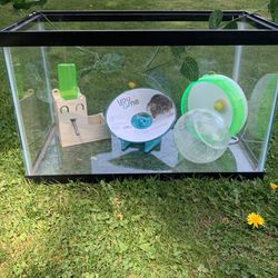 10 Gallon Fish Tank/ Aquarium For Hamster