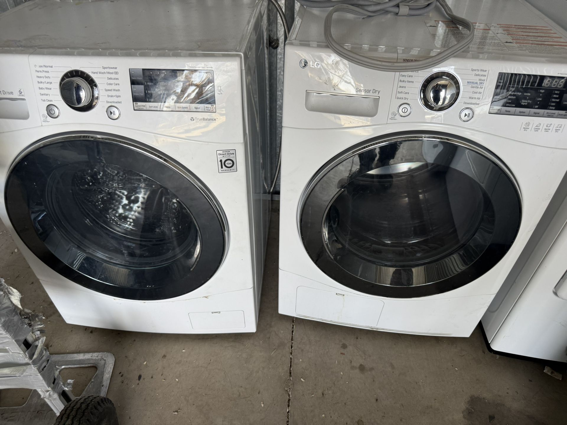 LG Set Washer And Dryer