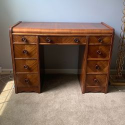 Antique Waterfall Desk