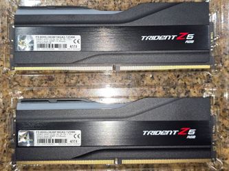 G.SKILL TRIDENT Z5 RGB 32GB (2x16GB) 6000 MT/s *36-36-36-96* (INTEL XMP) DDR5 Desktop RAM Memory