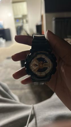Casio G-Shock Black and Rose Gold Watch