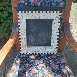 Hand Crafted Chalk Board Mosiac