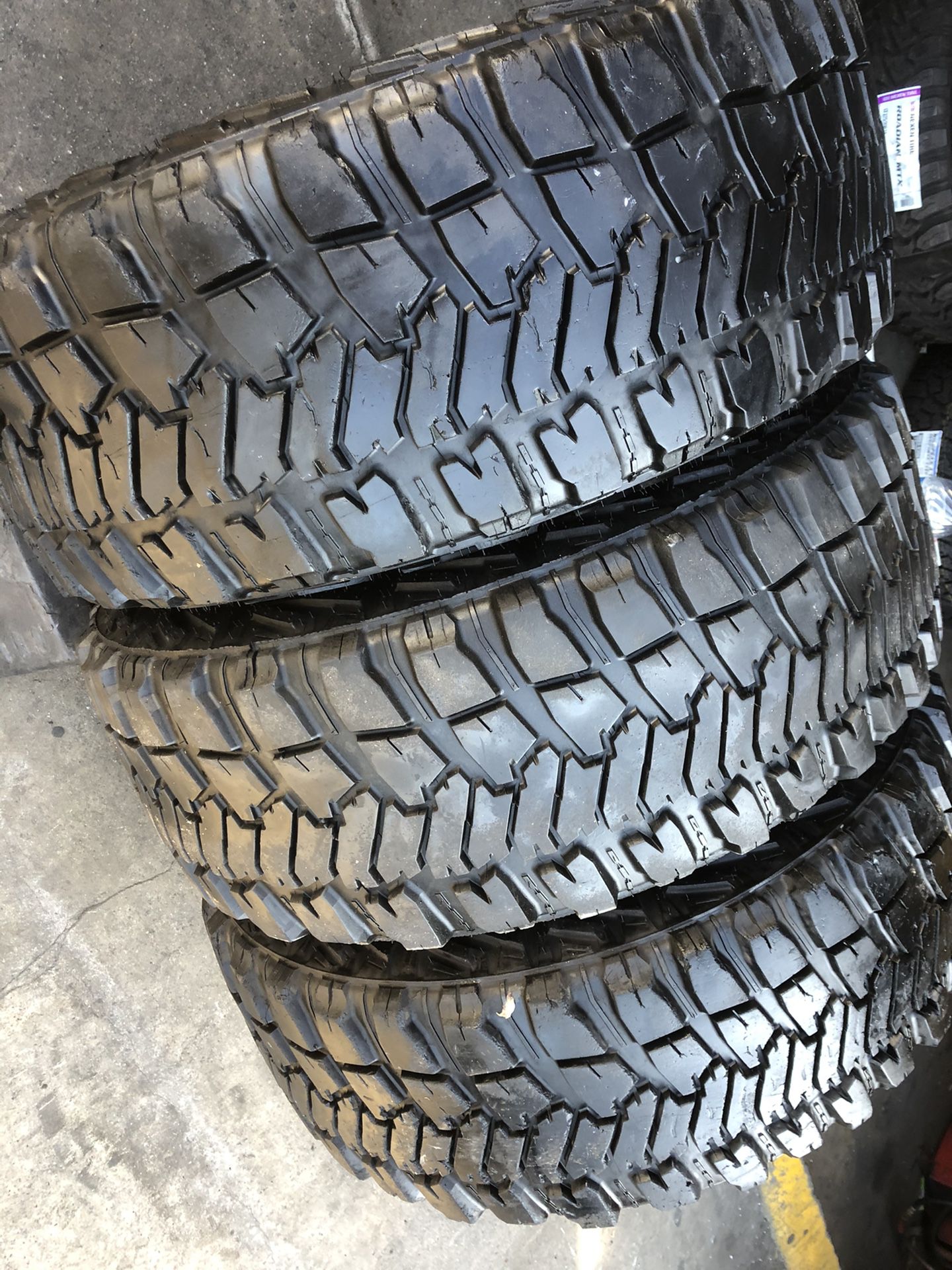 35/12.50R17 Good Year MTR tires (3 only $280)