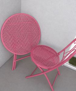 Outside table and chair