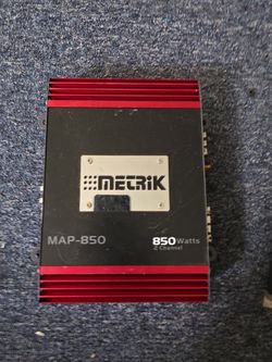 Metrik MAP-850 Car Audio Amp 2-Ch 850 Watts