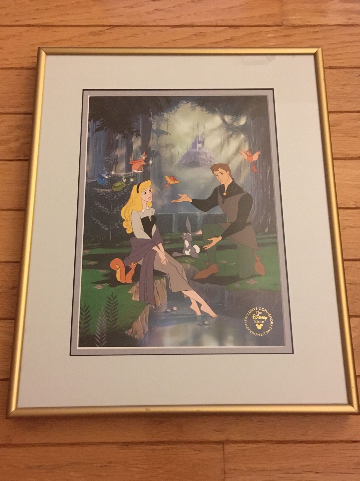 Disney Sleeping Beauty framed lithograph