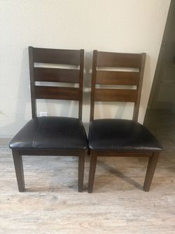 Wood chairs