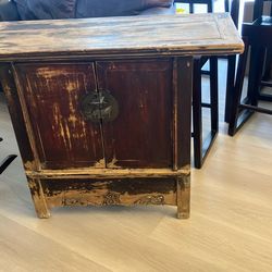Antique Cabinet. Great For The Kitchen or any area in your house for storage. Is A Server For Dining Room, it Could Go Anywhere.                  . He