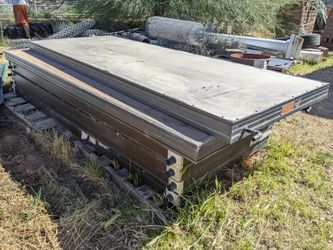 Solar water heating panels.