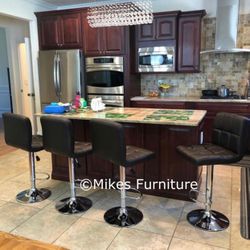 New Adjustable Bar Stools, barstools, barstool, bar stool, Sillas, Dining Chairs, chair, chairs, cadeiras (4 colors Red, Black, White, Gray)