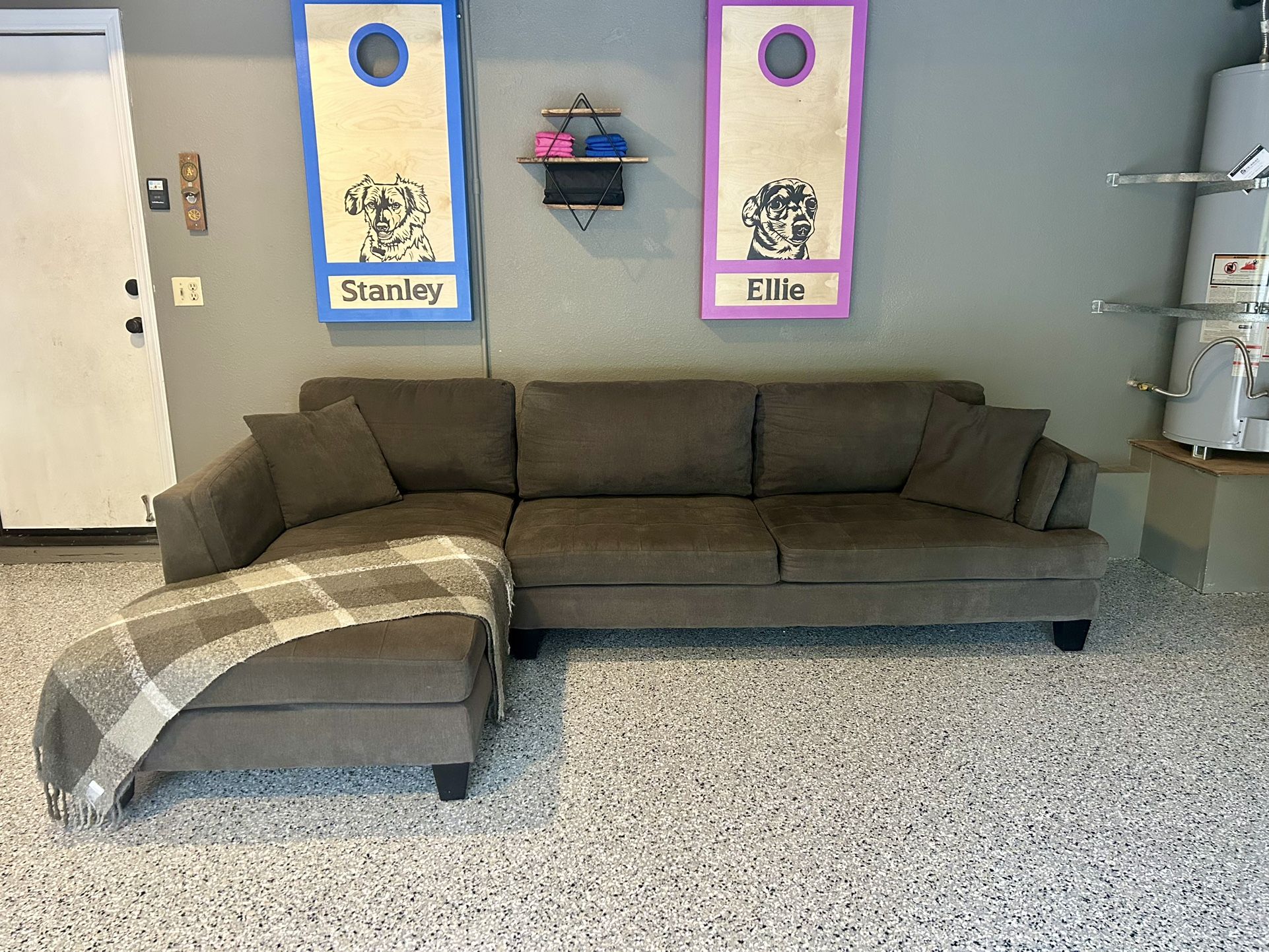 L-Shaped Sectional Couch