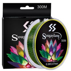 Sougayilang 300M 0.18-0.45mm Nylon Fishing Line 2-35LB Super Strong Durable Monofilament Fishing Line Thread Fishing Tackle