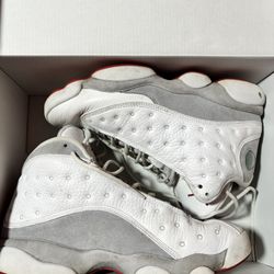 Jordan 13s Retro White Golf Gray Size 8