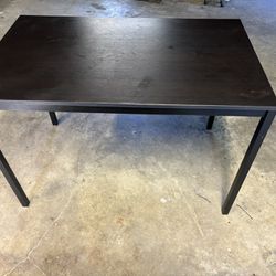 Black Ikea dining table / desk