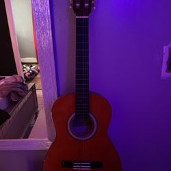 Brownish Red Guitar
