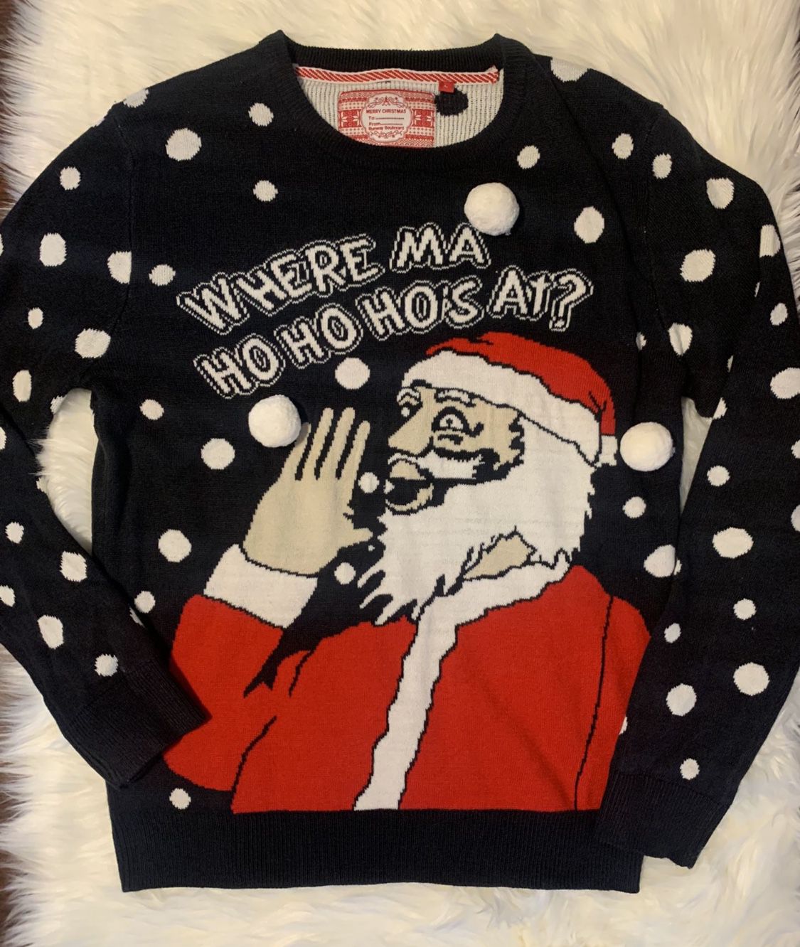 Mens Large Ugly Christmas Sweater (Check Out All My Other Christmas Items For Sale!)